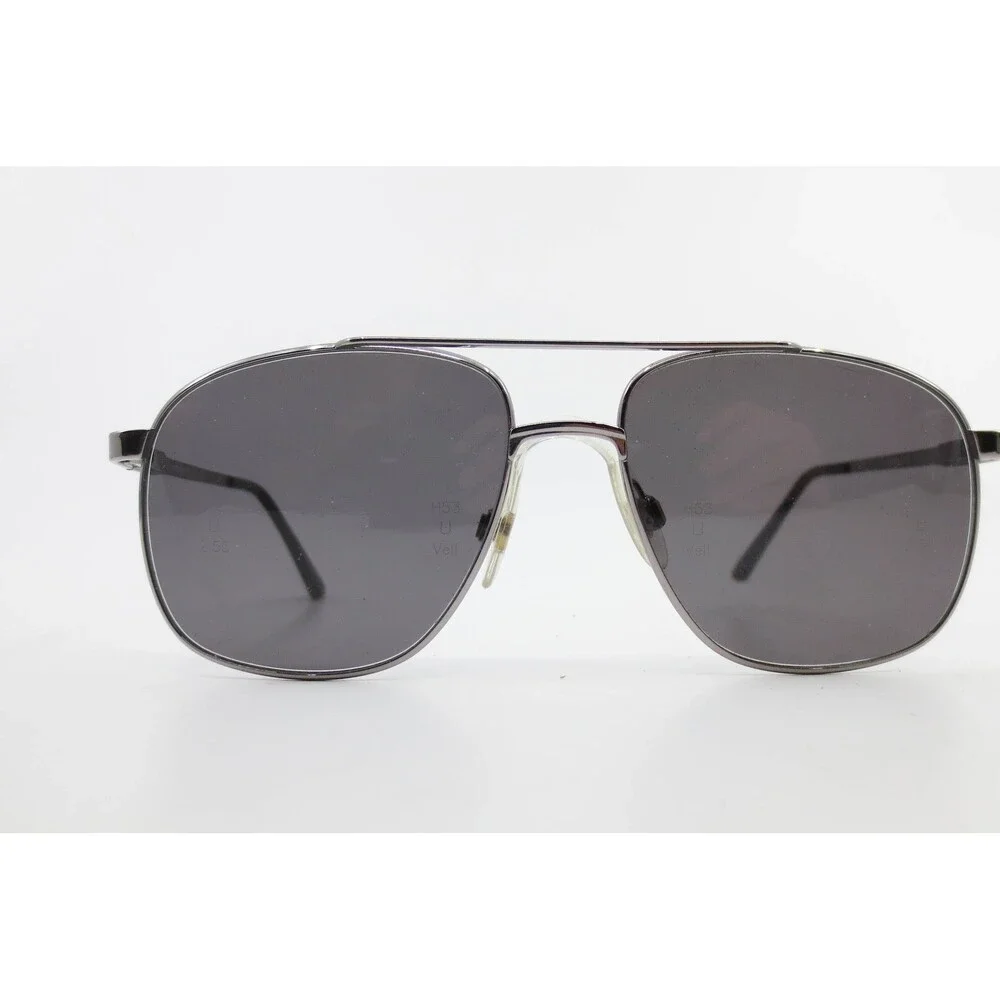 Marchon NYC M-Jonathan 2 141 Gunmetal Aviator Eyeglasses Frames 56-16-140 Mens